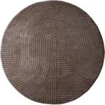 Vloerkleed Ella Brown Rond ø240 cm