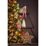 Decoratie Etagère Boom - 3 laags - L50 x B14 x H71 cm - Metaal - Zwart - Afbeelding 5