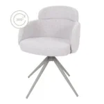 Eetkamerstoel Chase – Bouclé – Naturel