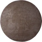 Vloerkleed Ella Brown Rond ø280 cm