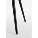 Jailey Bijzettafel - Set van 2 - L84 x B39 x H39 cm - Gerecycled Hout - Zwart - Afbeelding 5