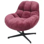 Fauteuil Charlie Bordeaux - Afbeelding 2