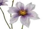 Countryfield kunstbloem Clematis lila/paars - 89cm