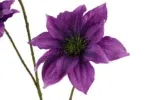 Countryfield kunstbloem Clematis paars - 89cm