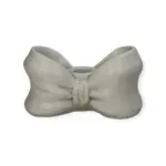 Kandelaar Strik Polyresin Ivoor - 7x13.5x7cm