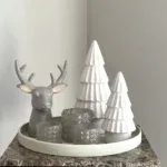 Kerst decoratie complete tafel decoratie set japandi