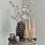 Kerst decoratie complete tafel decoratie set met dienblad XXL