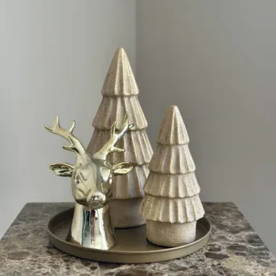 Kerst decoratie complete tafel decoratie set met kerstboom en rendier