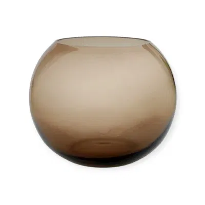 Vase the world | Vaas Windlicht Zambezi m taupe Ø25 x H20,5 cm