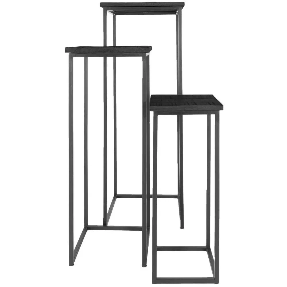 c1e3622f-8a59-47e2-94ff-016b62297dc0_1200x1200_fill.webp Plantentafels Sam Vierkant - Set van 3 - Zwart Mangohout - Afbeelding 1