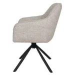 Eetkamerstoel Chris - Beige 5 - Afbeelding 4