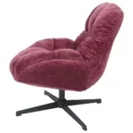 Fauteuil Charlie Bordeaux - Afbeelding 3