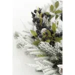 Vesper Kerstkrans met Dennenappels - H13 x Ø50 cm - Zwart - Afbeelding 2