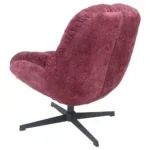 Fauteuil Charlie Bordeaux - Afbeelding 4
