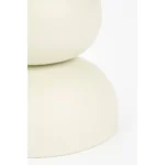 Luna Bijzettafel - H46 x Ø32 cm - IJzer - Off-white - Afbeelding 4