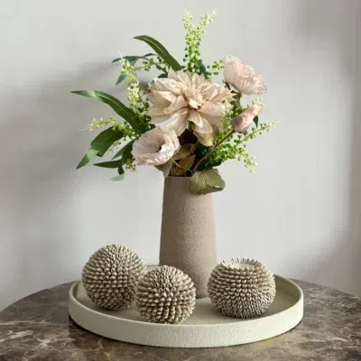 Complete tafel decoratie set japandi schelp