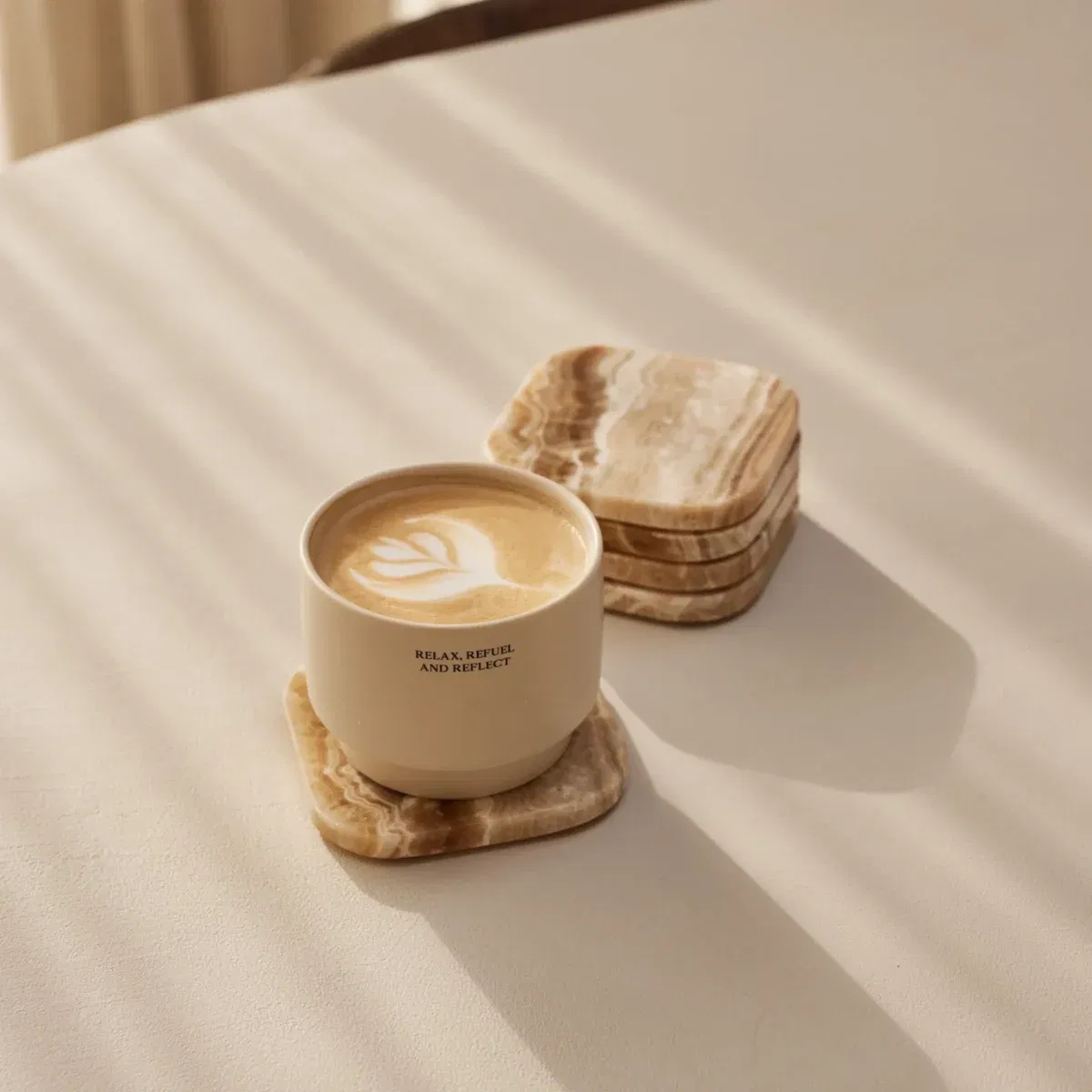 Onyx marmer onderzetter MOOISA