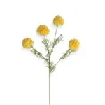 Pom Pom kunstbloem geel - 77 cm