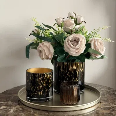 Salon tafel decoratie set Hotel chique goud panter