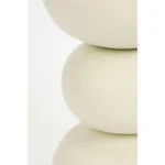 Luna Bijzettafel - H46 x Ø32 cm - IJzer - Off-white - Afbeelding 3