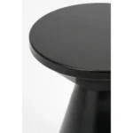 Jim Bijzettafel - H45 x Ø31 cm - IJzer - Zwart - Afbeelding 2
