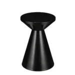 Jim Bijzettafel - H45 x Ø31 cm - IJzer - Zwart