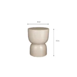 Stage Bijzettafel - H45 x Ø35 cm - Cement - Beige - Afbeelding 5