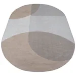 Vloerkleed Eli Beige – Ovaal 160 x 230 cm