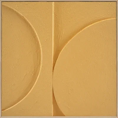 3D wanddecoratie 80x80cm Halve cirkels ray flower