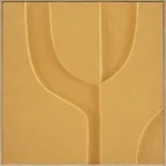3D wanddecoratie 80x80cm Organisch ray flower