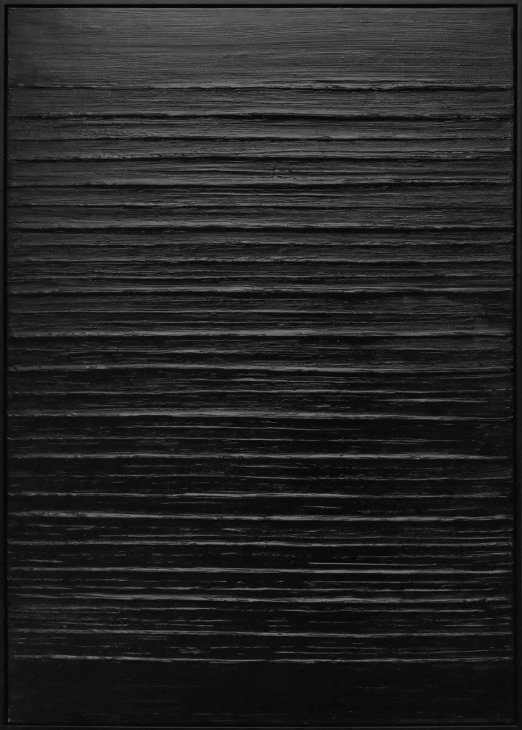 3D wanddecoratie 83x123cm 'Mystic Mist' acrylverf met lijst