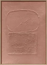 3D wanddecoratie Japandi 50x70cm mocha mouse. Set van 62
