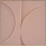 3D wanddecoratie Japandi 80x80cm Halve circkels transcedent