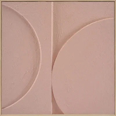 3D wanddecoratie Japandi 80x80cm Halve circkels transcedent