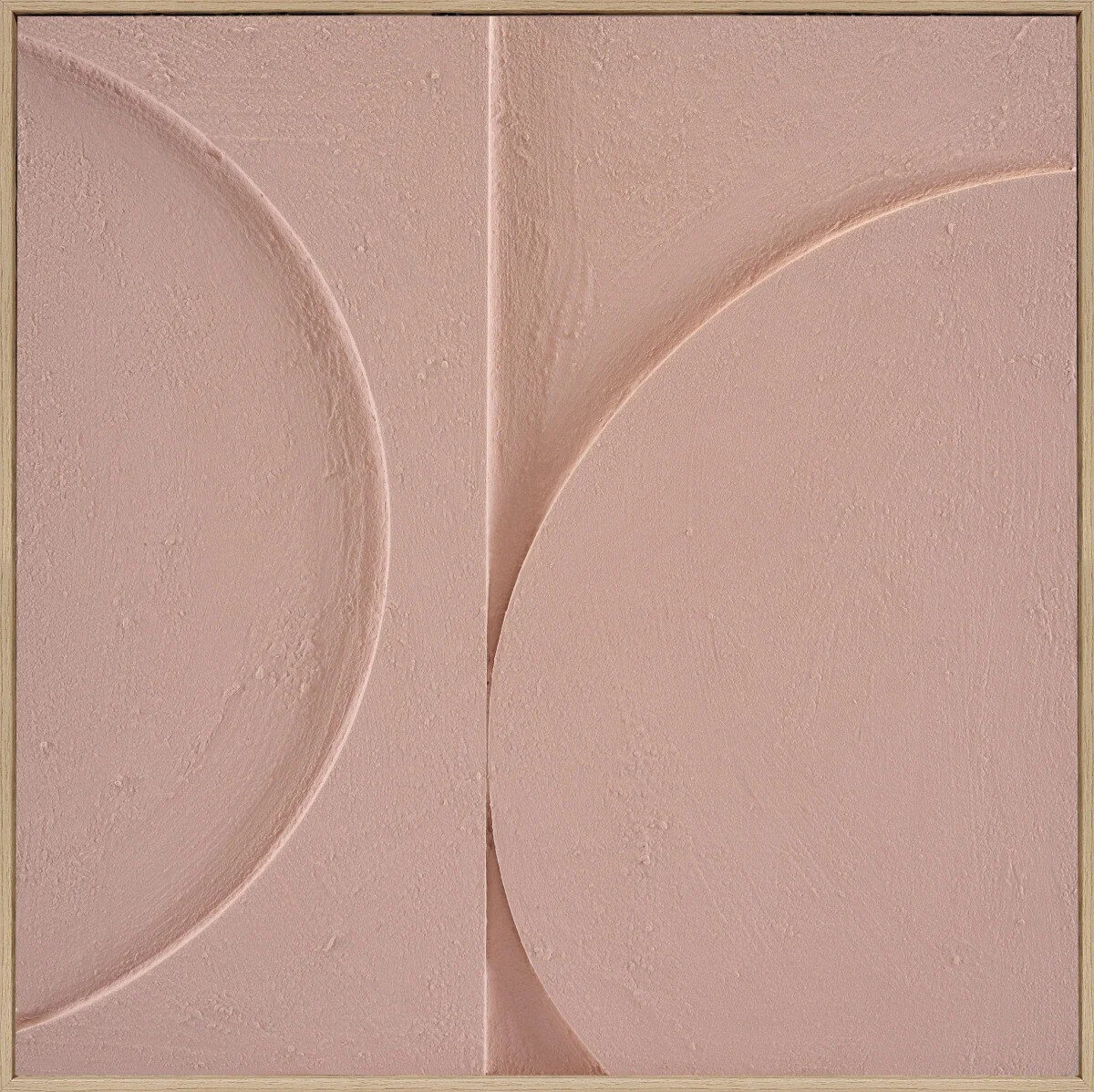 3D wanddecoratie Japandi 80x80cm Halve circkels transcedent 3D wanddecoratie Japandi 80x80cm Halve circkels transcedent