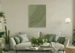 Canvas Schilderij Zandduinen Groen