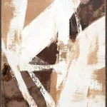 Canvas Schilderij incl. lijst 80x120cm Handgeschilderd 'Vlekken'