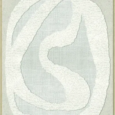 Canvas Schilderij incl. lijst Japandi 50x70cm Handgeschilderd 'B'