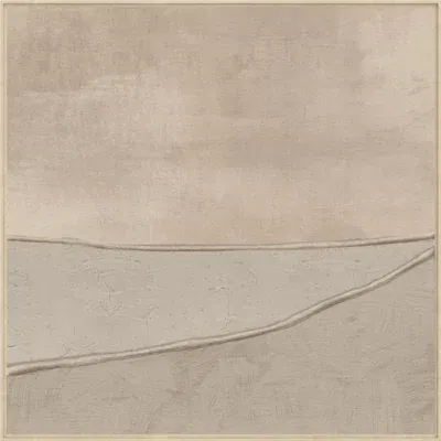 Canvas Schilderij incl. lijst Japandi 60x60cm Handgeschilderd 'Lach'