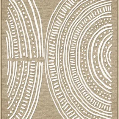 Canvas Schilderij incl. lijst Japandi 80x120cm met foam 'Witte manen'