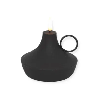 Countryfield LED Kaars Blaker S zwart-L10B10H10,5CM