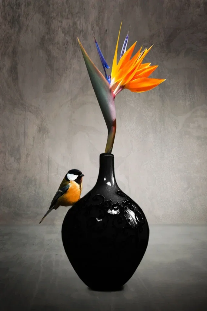 Glasschilderij 80x120cm Bird