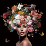 Glasschilderij 80x80cm Cinderella