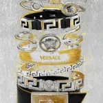 Glasschilderij met goudfolie 60x80cm Fashion armbanden