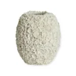 Luxe vaas bloemen Violeta creme - Light & Living