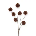 Pom Pom kunsttak bruin coffee - 98cm