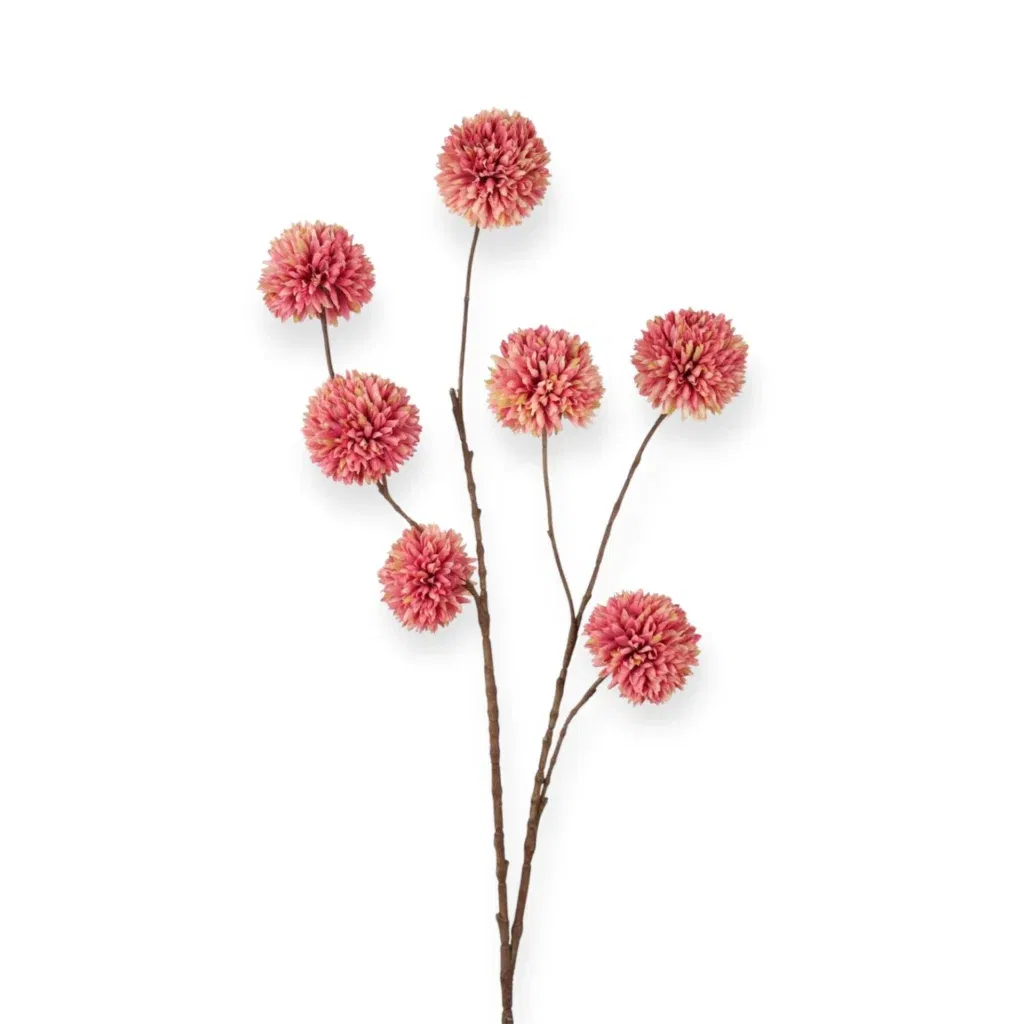 Pom Pom kunsttak roze mix - 98cm