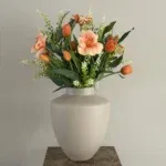 Real Touch Kunst Tulpen Boeket Oranje met of zonder vaas