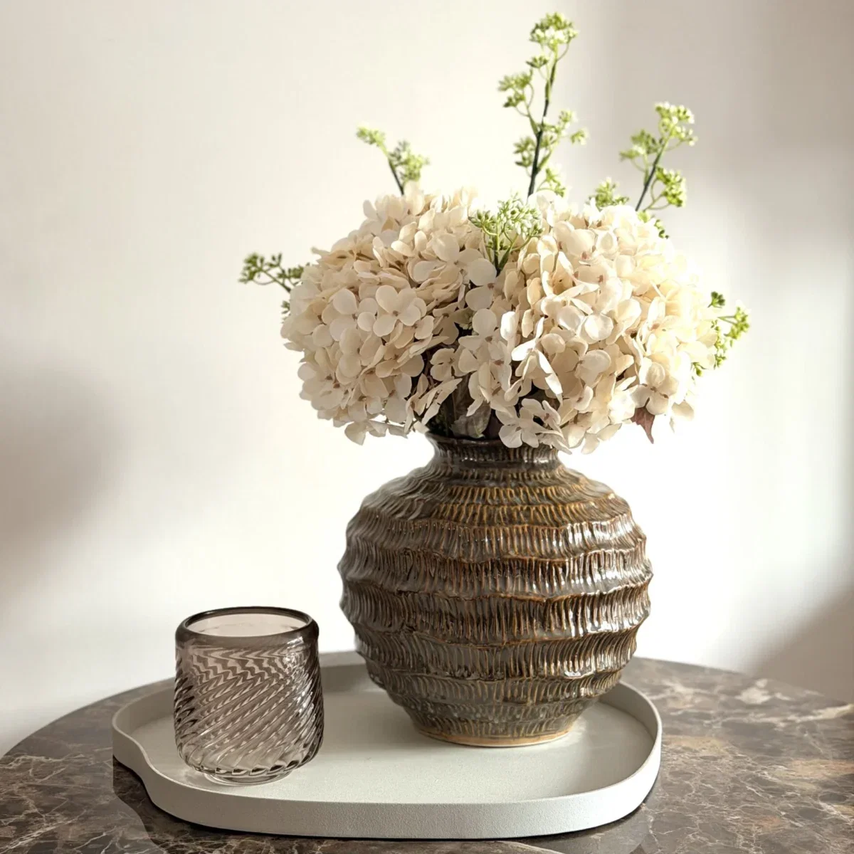 Salon tafel decoratie set luxury nude
