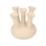 Toetervaas beige sand 23.5 x 25.5 cm